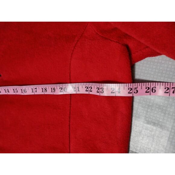 ST. JOHN'S BAY: SB Active Red 1/4" Zip Fleece Pullover, Women Size XL - Picture 4 of 6